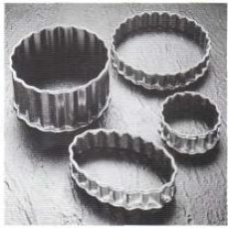 Pie Hoop Fluted Oval